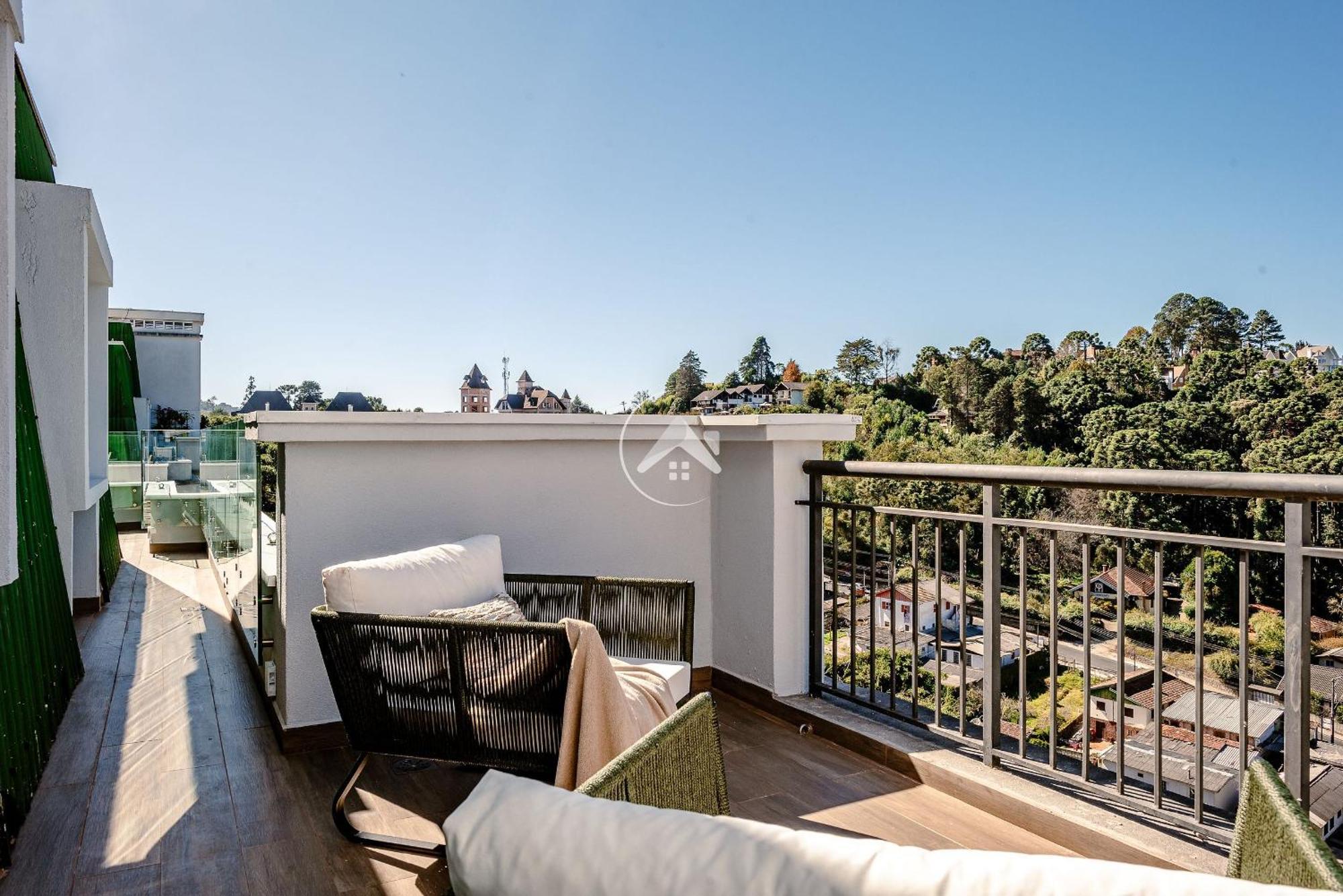 Refugio Nas Alturas: Cobertura De Luxo Com 5 E Vista Apartamento