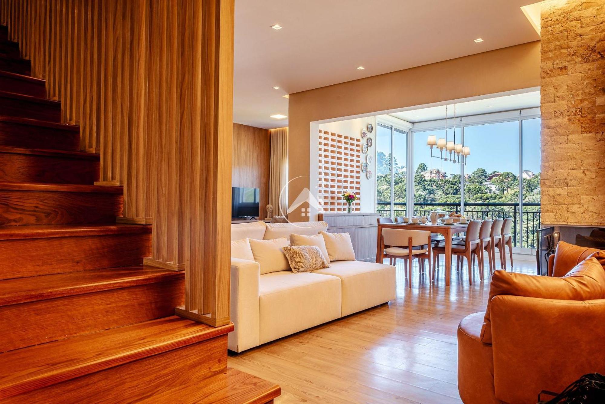 Apartamento Refugio Nas Alturas: Cobertura De Luxo Com 5 E Vista